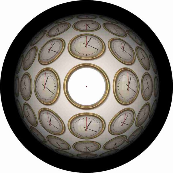 1308-06 Uhren-Globus